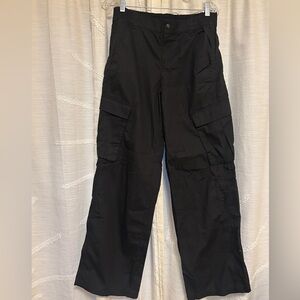 H&M Black Cargo Pants for Women